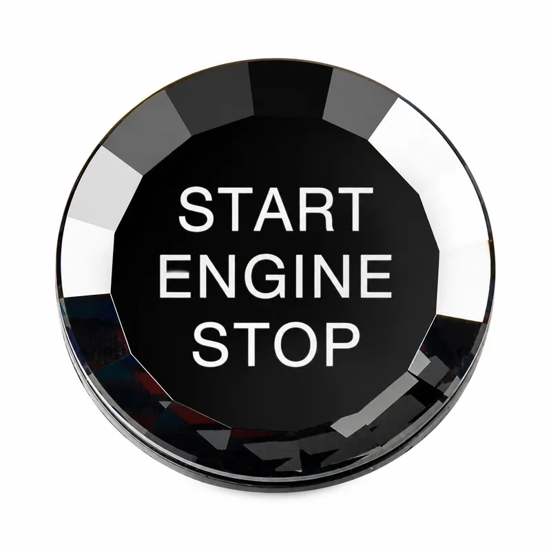 Asign Crystal Glass Replacement Start/Stop Button Cap for BMW