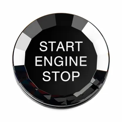 Asign Crystal Glass Replacement Start/Stop Button Cap for BMW