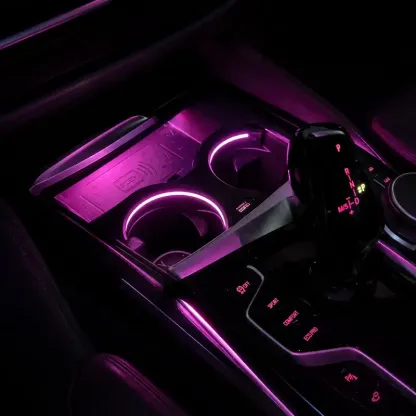 Asign Cup Holder Ambient Light Upgrade for BMW 3 Series, 4 Series, i4, 5 Series, X3 and X4