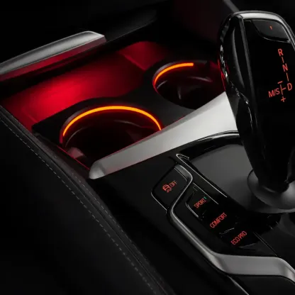 Asign Cup Holder Ambient Light Upgrade for BMW 3 Series, 4 Series, i4, 5 Series, X3 and X4