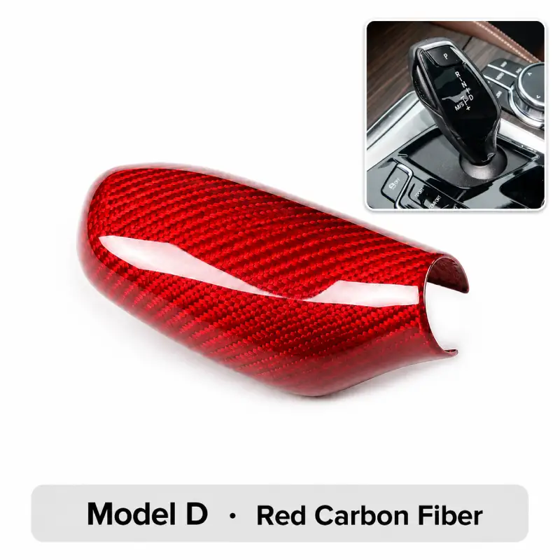 Asign Real Carbon Fiber Gear Shift Knob Cover for BMW