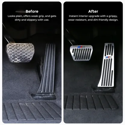Asign Performance Pedal Covers for BMW 1/2/3/5/7 Series, X1–X6 – Brake & Gas Pedal Interior Upgrade