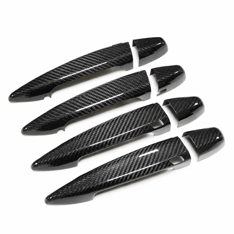 Asign Real Dry Carbon Fiber Door Handle Covers for BMW X1 X2 X5 X6 X5 M & X6 M