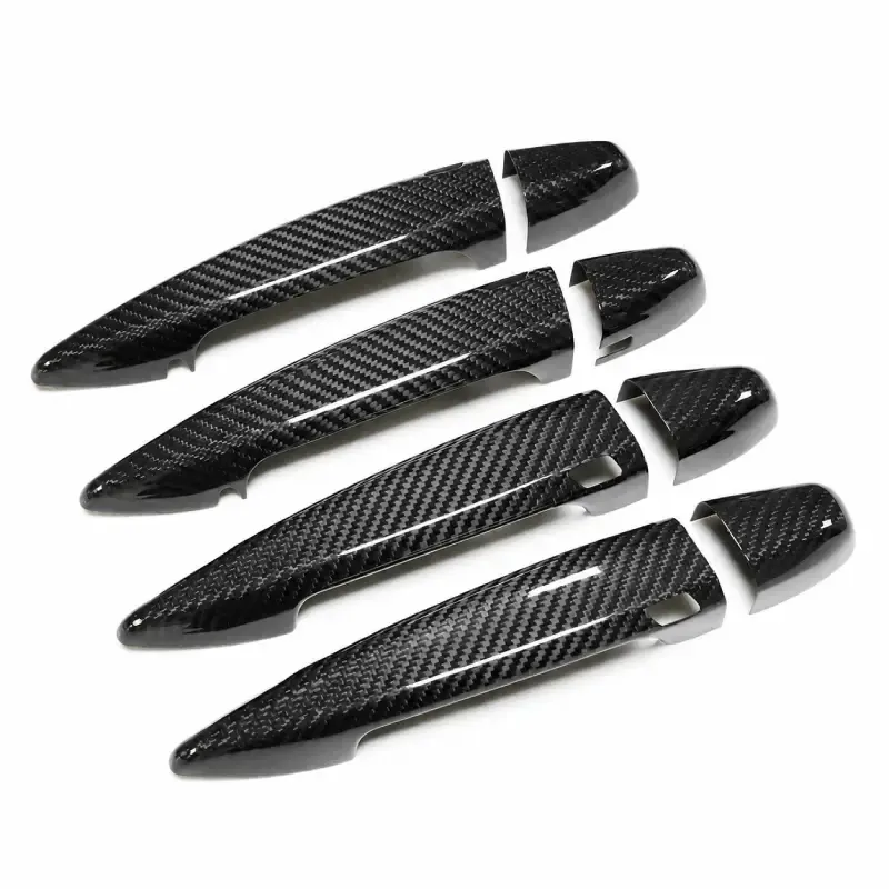 Asign Real Dry Carbon Fiber Door Handle Covers for BMW X1 X2 X5 X6 X5 M & X6 M