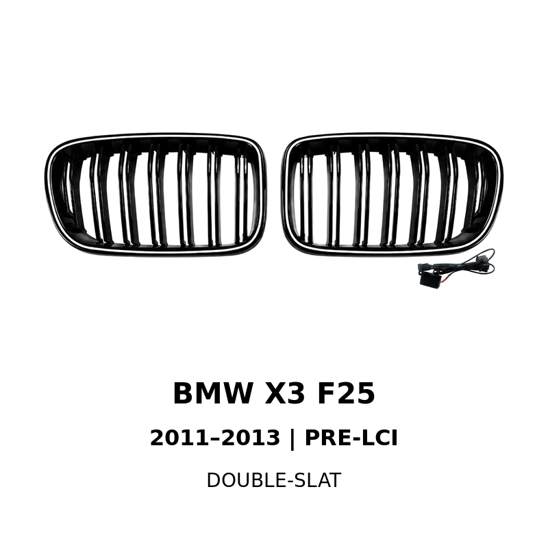 Asign Illuminated LED Kidney Grille for BMW X1, X3, X4, X5 & X6 | Pre-LCI & LCI