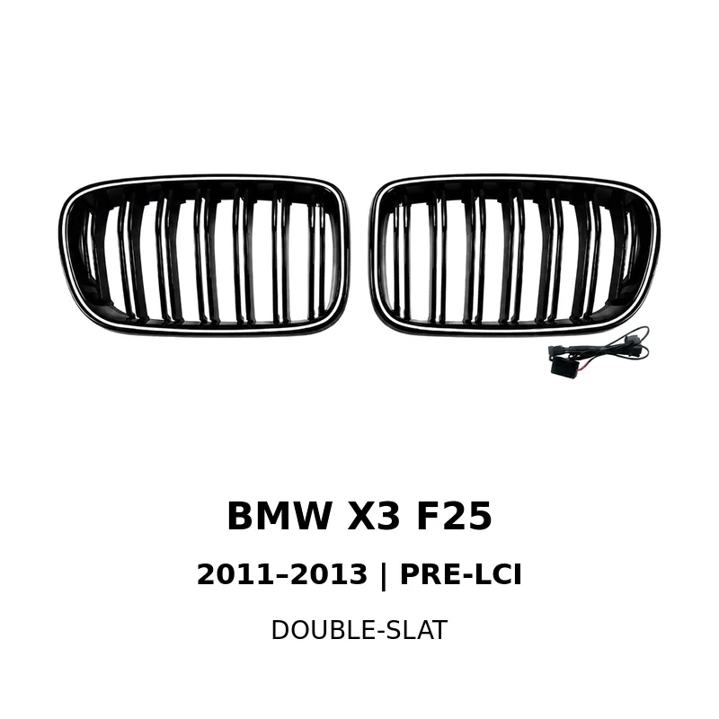 Asign Illuminated LED Kidney Grille for BMW X1, X3, X4, X5 & X6 | Pre-LCI & LCI