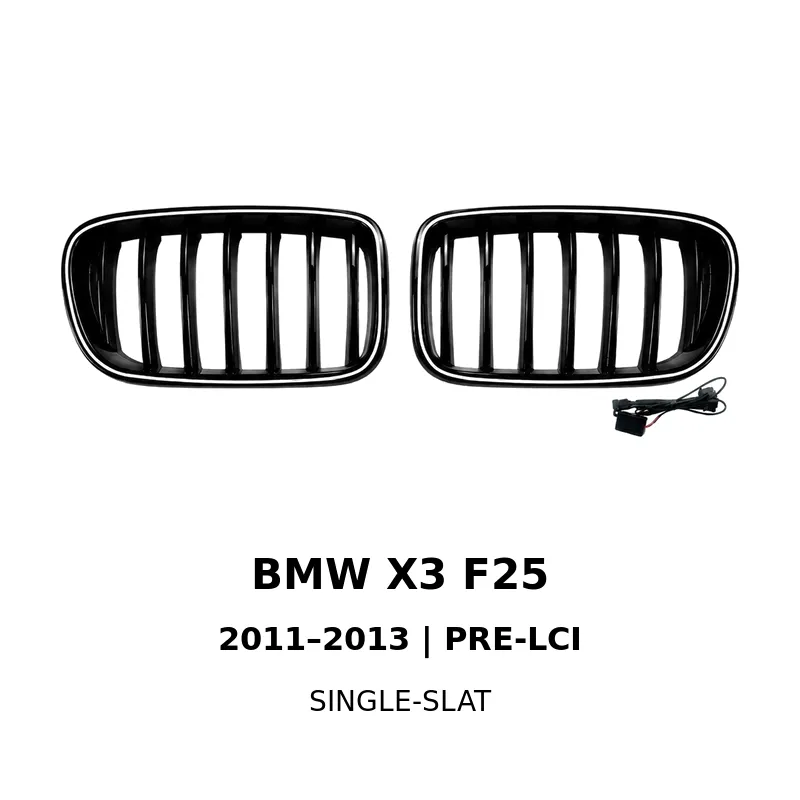 Asign Illuminated LED Kidney Grille for BMW X1, X3, X4, X5 & X6 | Pre-LCI & LCI