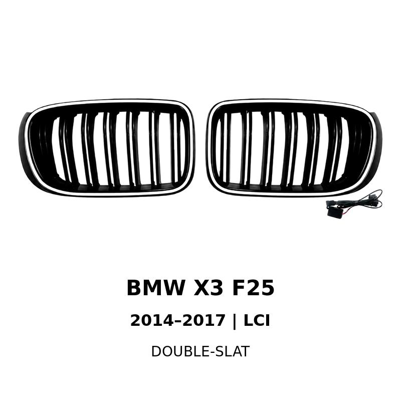 Asign Illuminated LED Kidney Grille for BMW X1, X3, X4, X5 & X6 | Pre-LCI & LCI