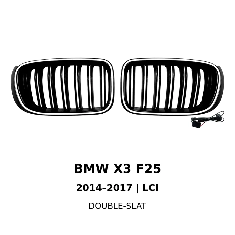 Asign Illuminated LED Kidney Grille for BMW X1, X3, X4, X5 & X6 | Pre-LCI & LCI