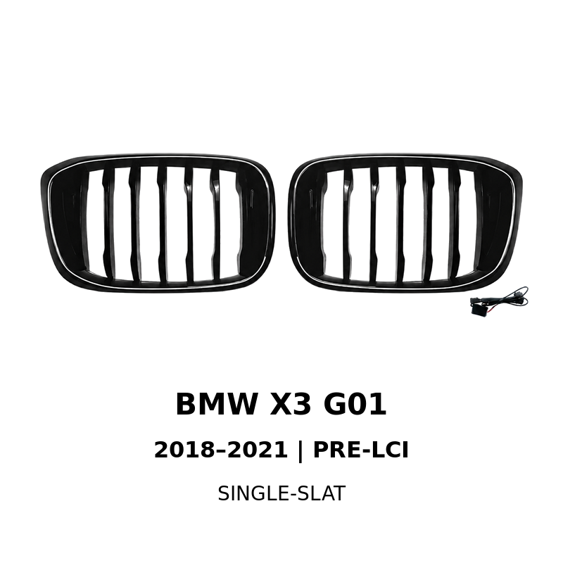 Asign Illuminated LED Kidney Grille for BMW X1, X3, X4, X5 & X6 | Pre-LCI & LCI