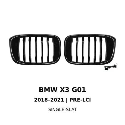 Asign Illuminated LED Kidney Grille for BMW X1, X3, X4, X5 & X6 | Pre-LCI & LCI