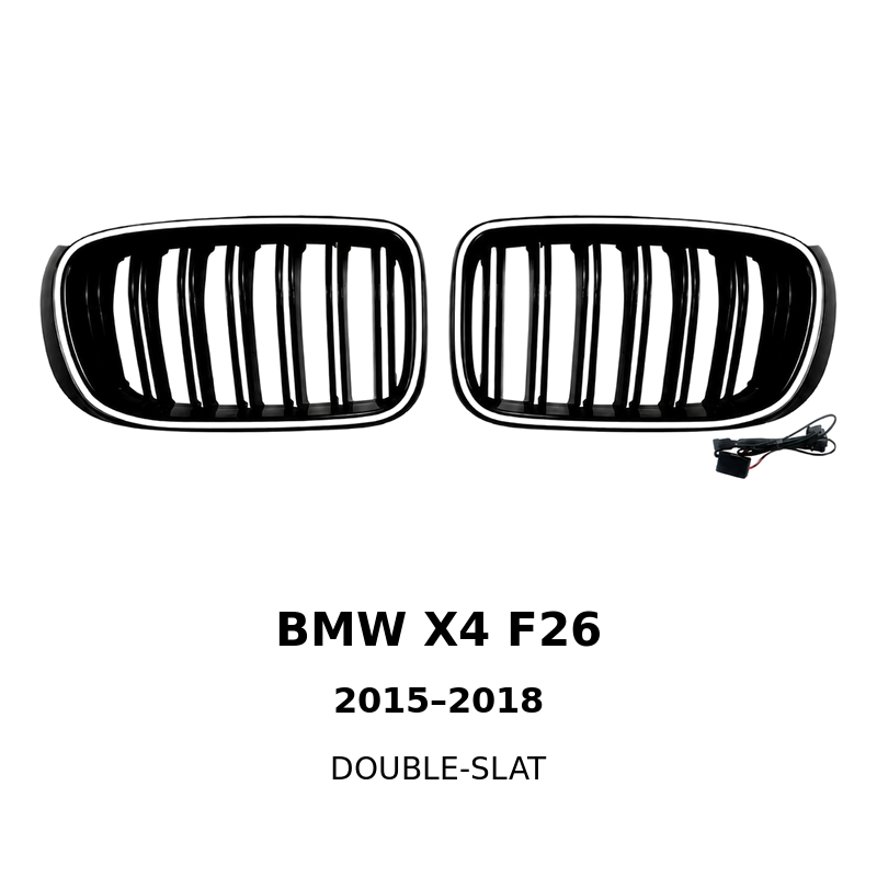 Asign Illuminated LED Kidney Grille for BMW X1, X3, X4, X5 & X6 | Pre-LCI & LCI