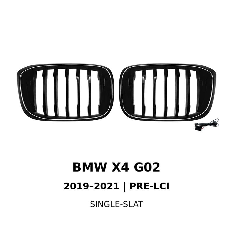 Asign Illuminated LED Kidney Grille for BMW X1, X3, X4, X5 & X6 | Pre-LCI & LCI