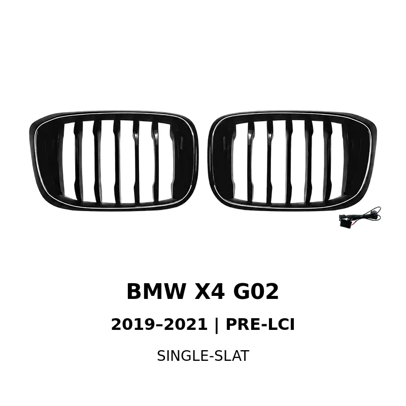 Asign Illuminated LED Kidney Grille for BMW X1, X3, X4, X5 & X6 | Pre-LCI & LCI