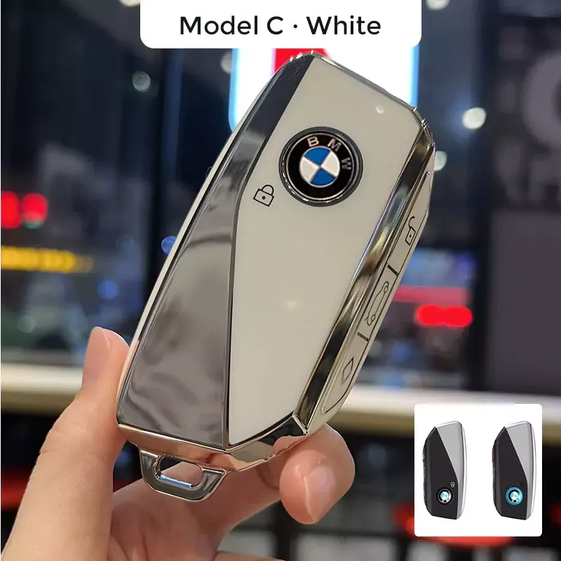 Asign BMW Key Fob Cover TPU Material Black/White