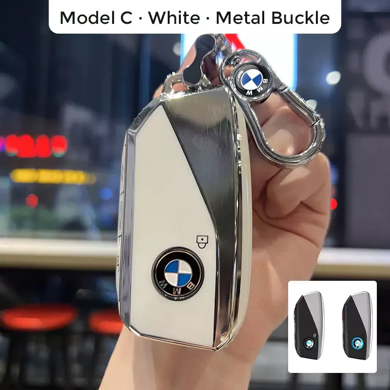 Asign BMW Key Fob Cover TPU Material Black/White