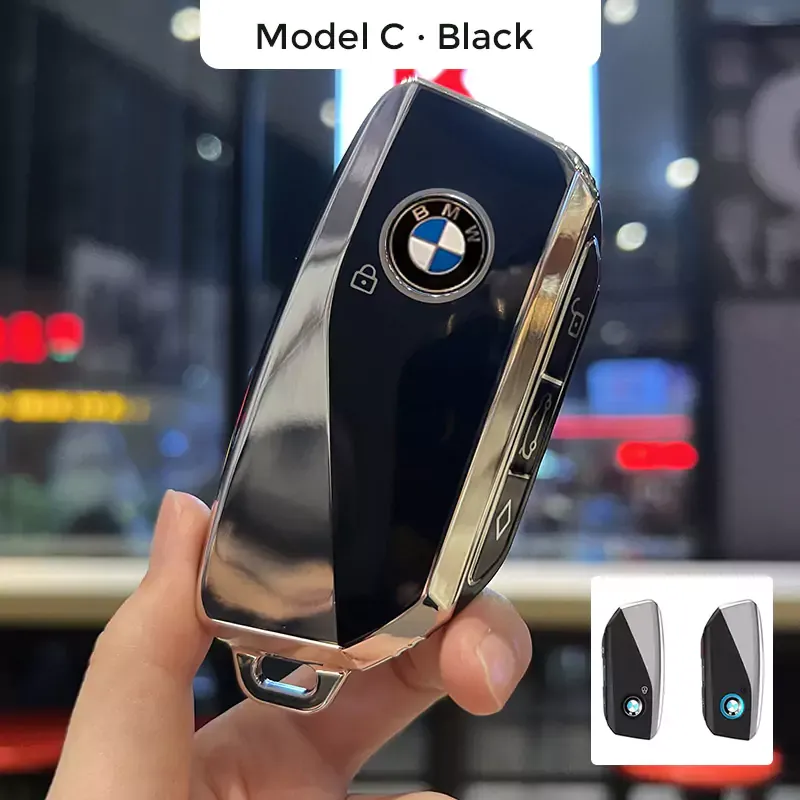 Asign BMW Key Fob Cover TPU Material Black/White