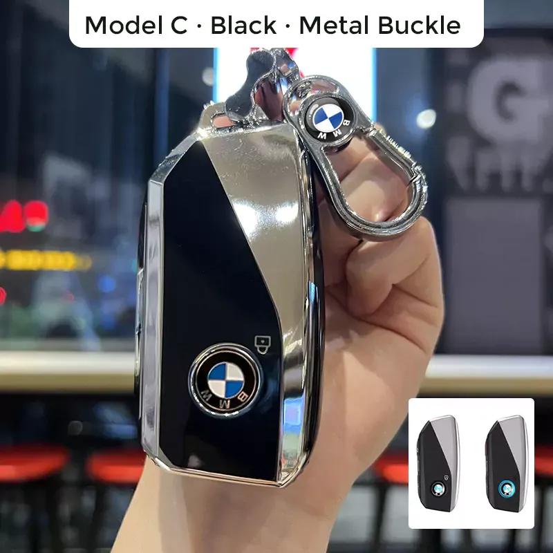 Asign BMW Key Fob Cover TPU Material Black/White