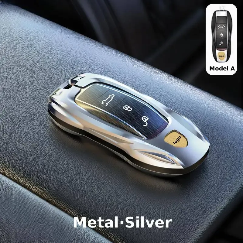Asign Metal Key Fob Cover for Porsche Keys