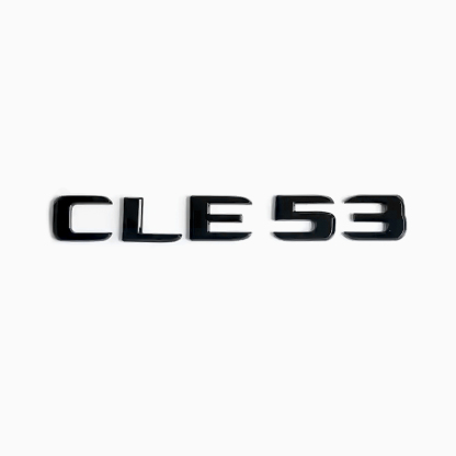 Asign Gloss Black Rear Trunk Emblem For Mercedes GLE/GLC/C-Class/CLE/GLB/CLA/E-Class/SLK