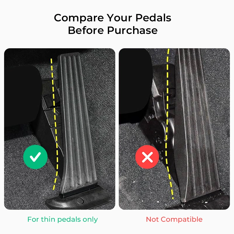 Asign Aluminum Alloy Accelerator & Brake Pedal Covers for BMW – Universal Fit