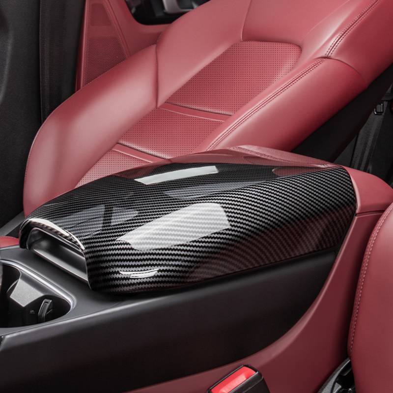 Asign Porsche Cayenne Carbon Fiber Texture Center Console Armrest Cover Trim (2011–2025)