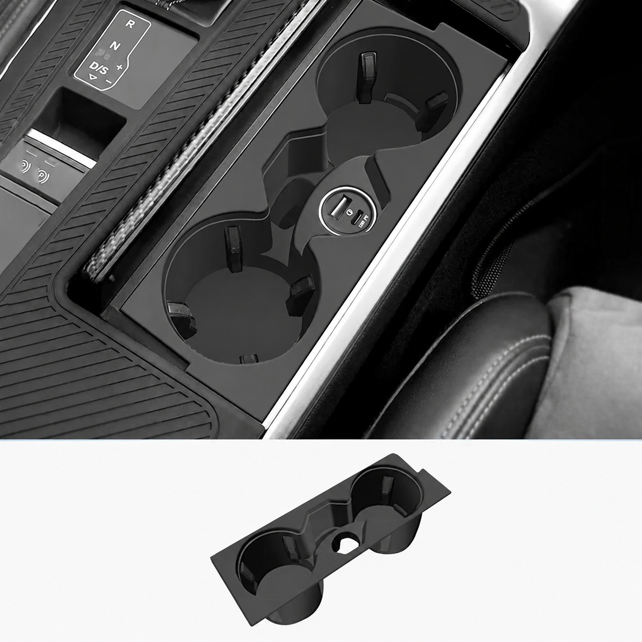 Asign Center Console Cup Holder Mat – For Audi A3/A4/A5/A6/A7/Q3/Q5