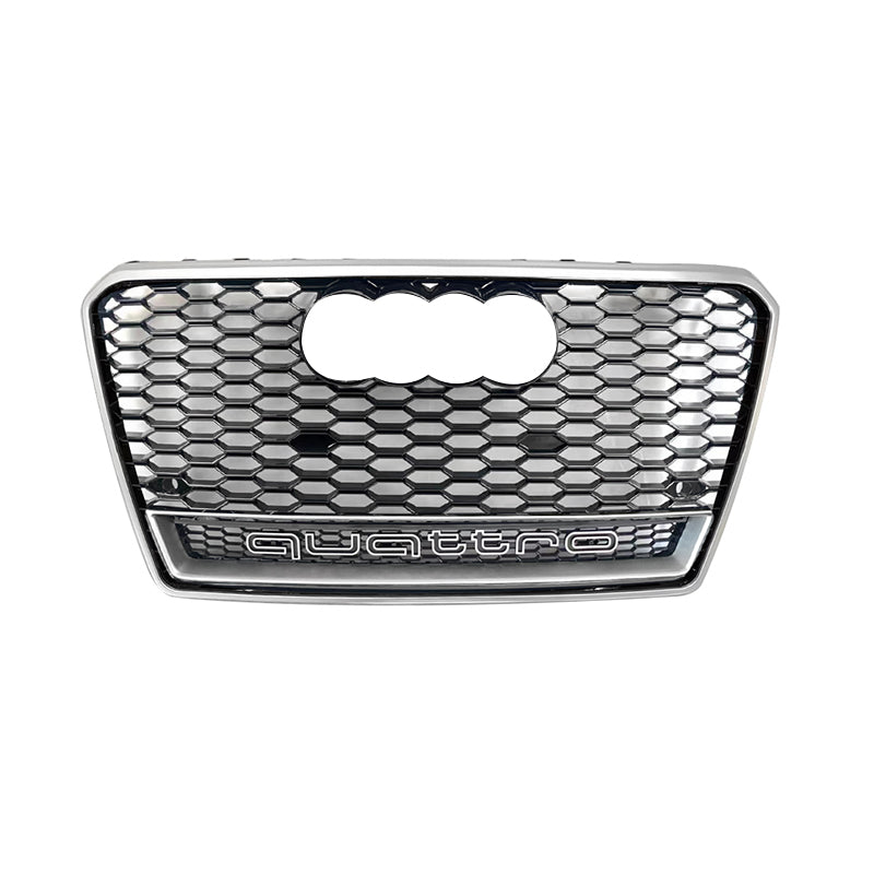 2009-2015 Audi RS7 Honeycomb Grille With Lower Mesh Quattro For Audi A7 S7 C7