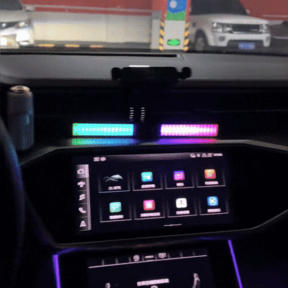 Asign RGB Magnetic Sound Activated Ambient Light Black White Plug In or Rechargeable