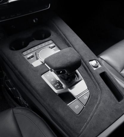 Asign Suede Interior Center Console Panel Cover for Audi A4 (2017–2024)