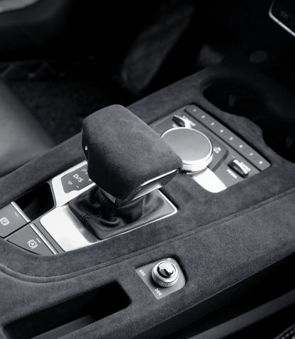 Asign Suede Interior Center Console Panel Cover for Audi A4 (2017–2024)