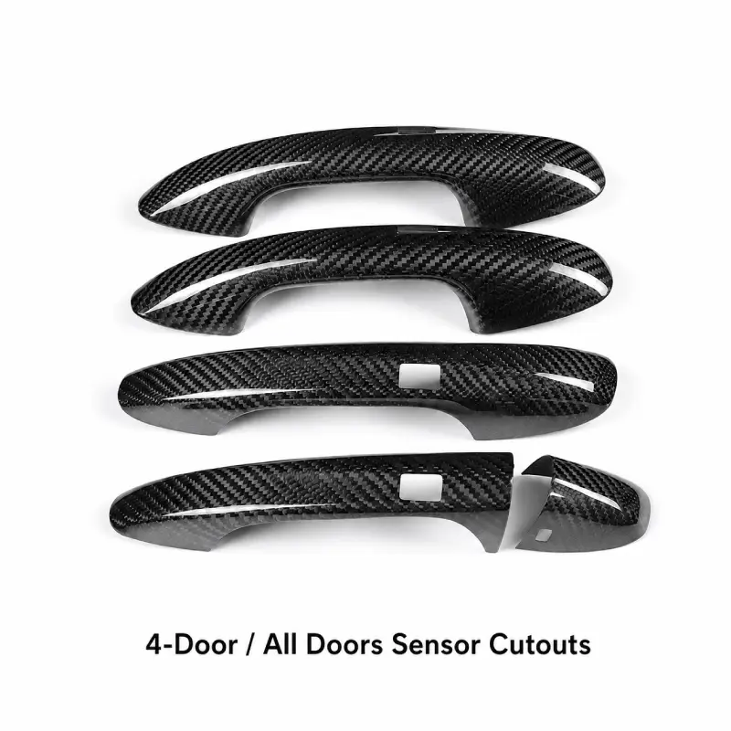 Asign Real Dry Carbon Fiber Door Handle Covers for Mercedes-Benz