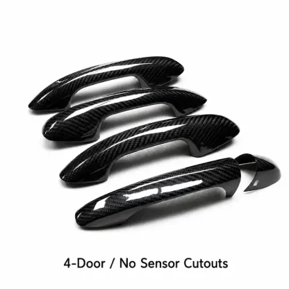 Asign Real Dry Carbon Fiber Door Handle Covers for Mercedes-Benz