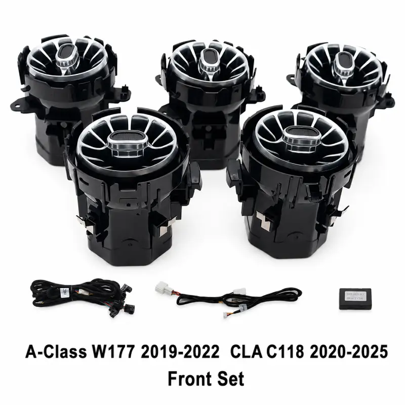 Asign Mercedes-Benz Illuminated Turbine Air Vent Upgrade for Factory Ambient Light Models