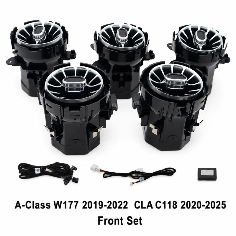 Asign Mercedes-Benz Illuminated Turbine Air Vent Upgrade for Factory Ambient Light Models