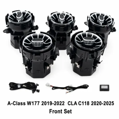 Asign Mercedes-Benz Illuminated Turbine Air Vent Upgrade for Factory Ambient Light Models