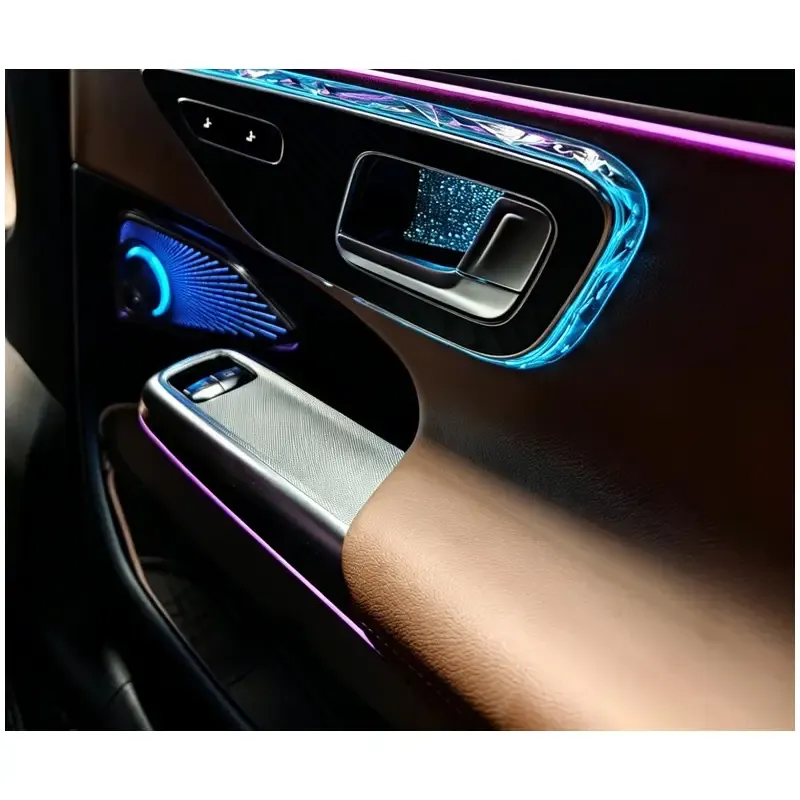 Asign Crystal-Style Door Ambient Light Frame Trim for Mercedes-Benz