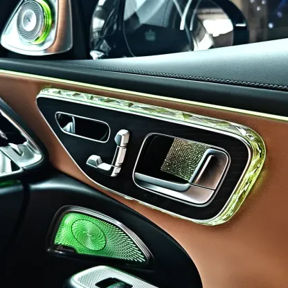 Asign Crystal-Style Door Ambient Light Frame Trim for Mercedes-Benz