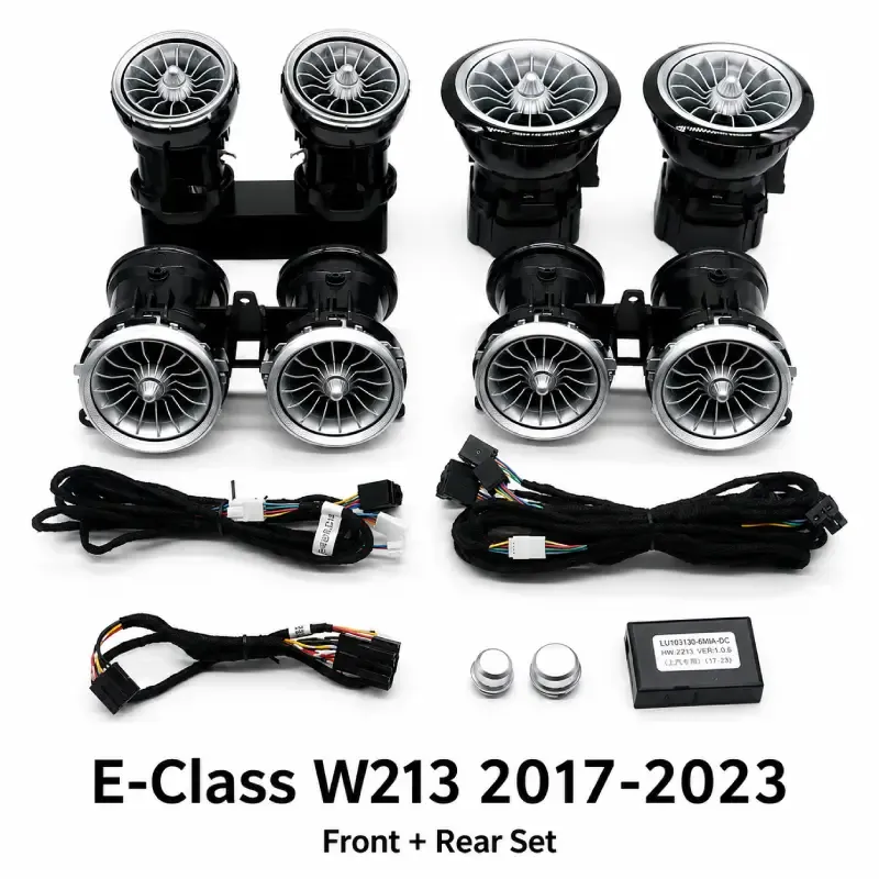 Asign Mercedes-Benz Illuminated Turbine Air Vent Upgrade for Factory Ambient Light Models