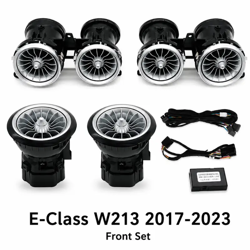 Asign Mercedes-Benz Illuminated Turbine Air Vent Upgrade for Factory Ambient Light Models