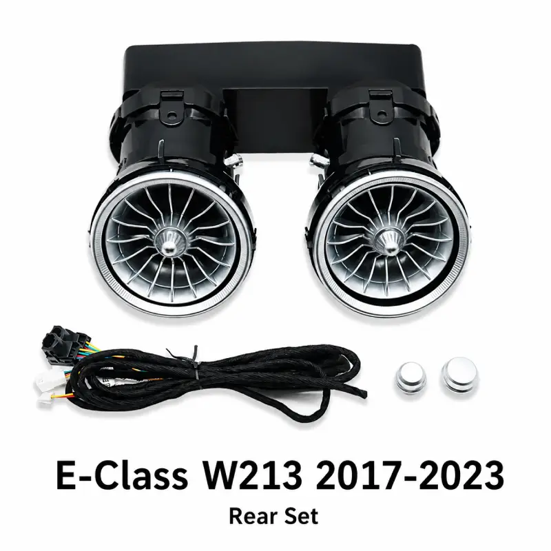Asign Mercedes-Benz Illuminated Turbine Air Vent Upgrade for Factory Ambient Light Models