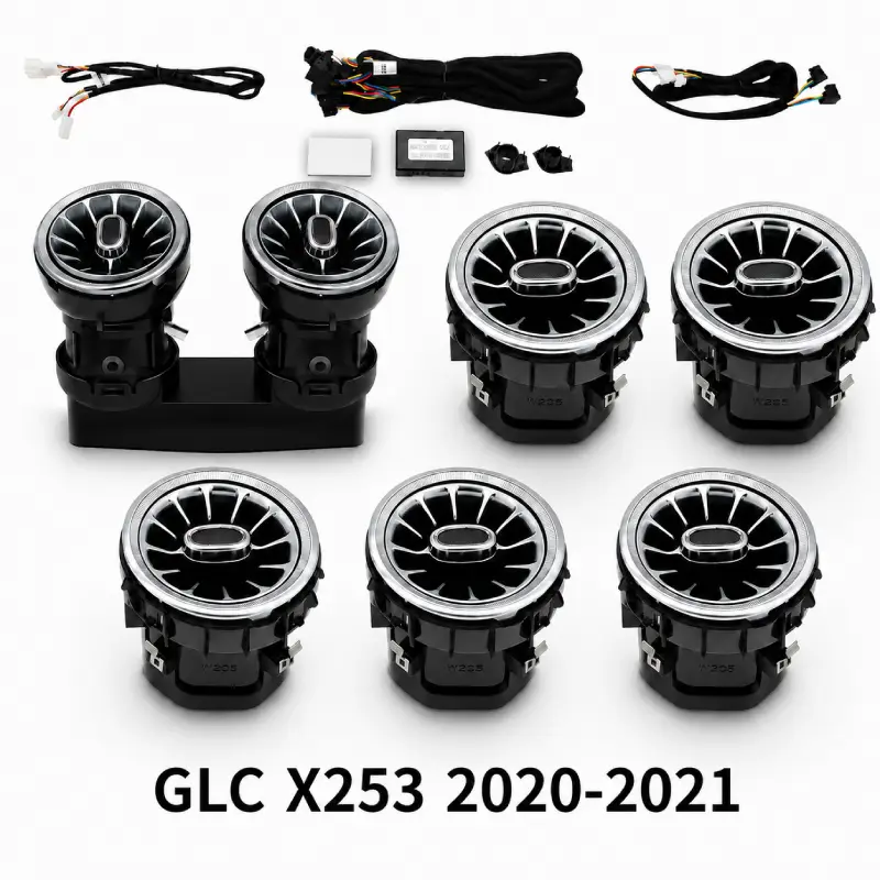 Asign Mercedes-Benz Illuminated Turbine Air Vent Upgrade for Factory Ambient Light Models