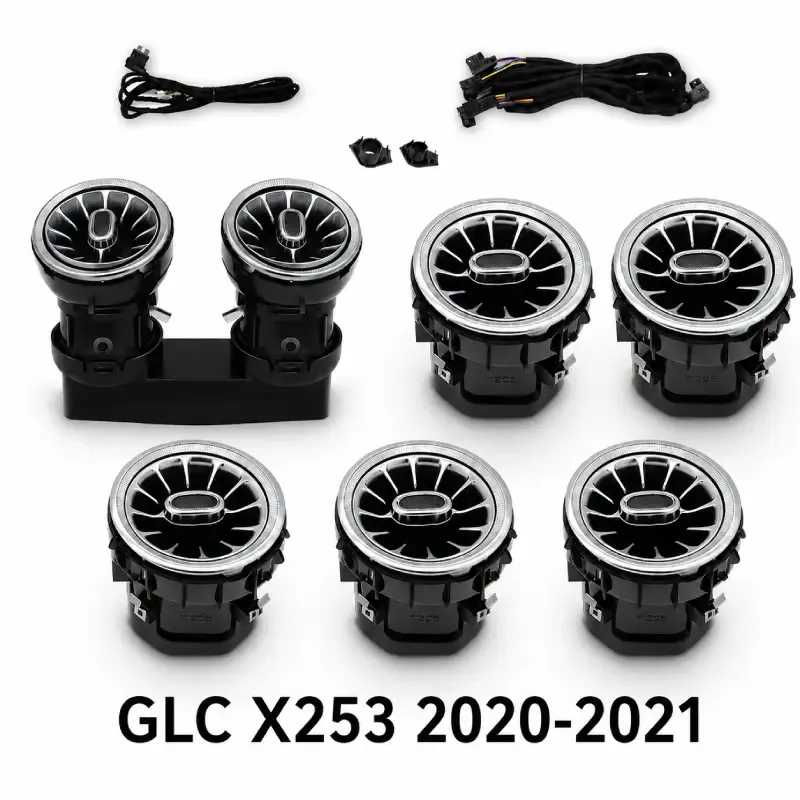 Asign Mercedes-Benz Illuminated Turbine Air Vent Upgrade for Factory Ambient Light Models