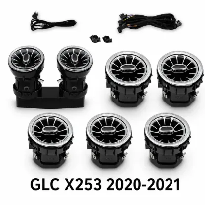 Asign Mercedes-Benz Illuminated Turbine Air Vent Upgrade for Factory Ambient Light Models