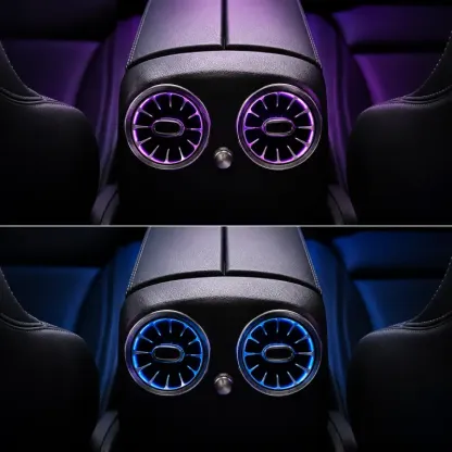 Asign Mercedes-Benz Illuminated Turbine Air Vent Upgrade for Factory Ambient Light Models