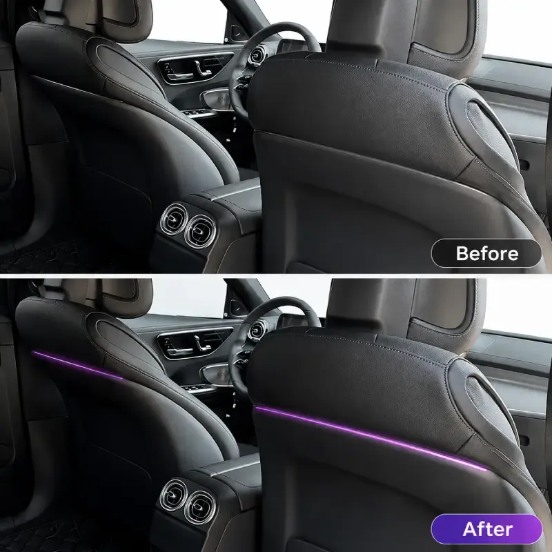Asign Mercedes-Benz Seat Back Ambient Light Assembly Replacement for Factory 64-Color Ambient Lighting Models