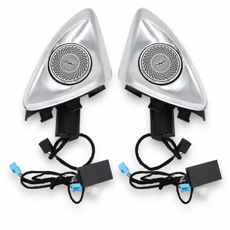 4D rotating tweeter pair with wiring and control components