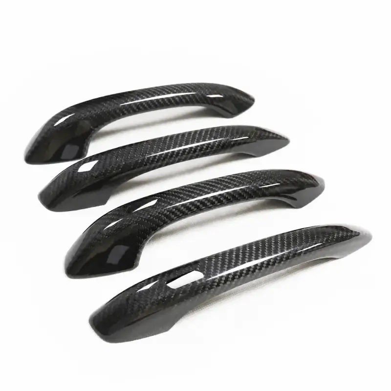 Asign Real Dry Carbon Fiber Door Handle Covers for Porsche Cayenne & Macan