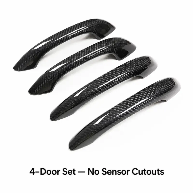 Asign Real Dry Carbon Fiber Door Handle Covers for Porsche Cayenne & Macan