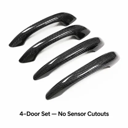 Asign Real Dry Carbon Fiber Door Handle Covers for Porsche Cayenne & Macan